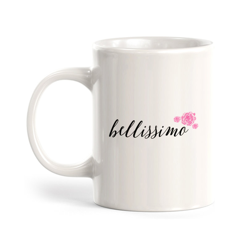 Grande tasse à café Bellissimo, Ensemble de verres à lait, Plastique polypropylène