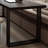 Black Rectangular Solid Wood writing desk-118233008