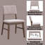 Ensemble de 2 chaises d'appoint en velours côtelé et finition Seda-1779781419