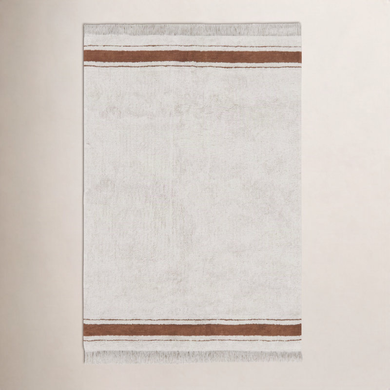 Little Chefs Indoor Rug, Rectangle 3' x 4'3", Natural/Toffee