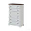 Commode 6 tiroirs, commode haute pour chambre à coucher - Standard-129994452