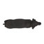 Élégant banc pour chien noir mat MGO - aucun assemblage requis
