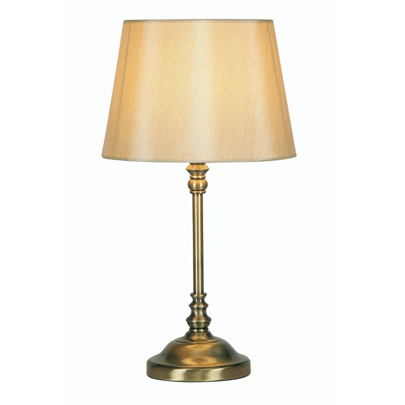 Catalan Metal Lamp, Antique Brass