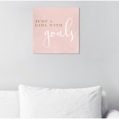 " A Girl With Goals Blush "