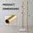 Coat Rack Freestanding With Marble Base