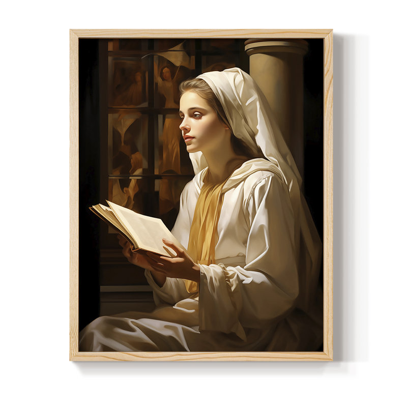 Reproduction encadrée WOMEN Series DL XXXVII - bois massif