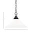 Luminaire suspendu à chaîne avec verre Aeronwen-618636608-618636611-618636629