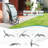 Jesley Outdoor Metal Chaise Lounge Set