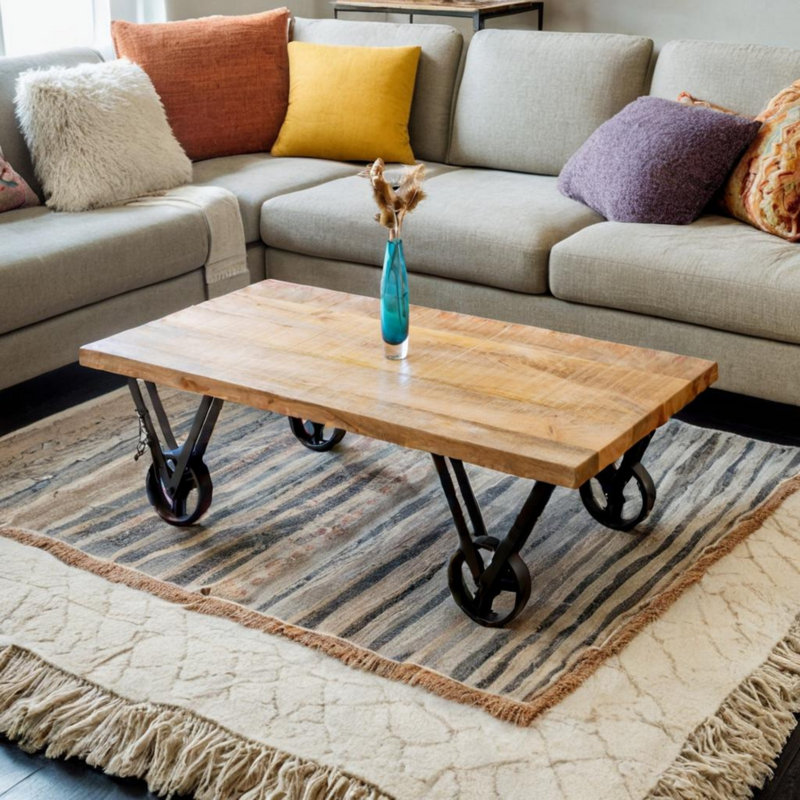 Bradway Wheel Coffee Table
