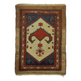 Antique One-of-a-Kind 3'1" X 4'3" Hand Knotted Area Rug