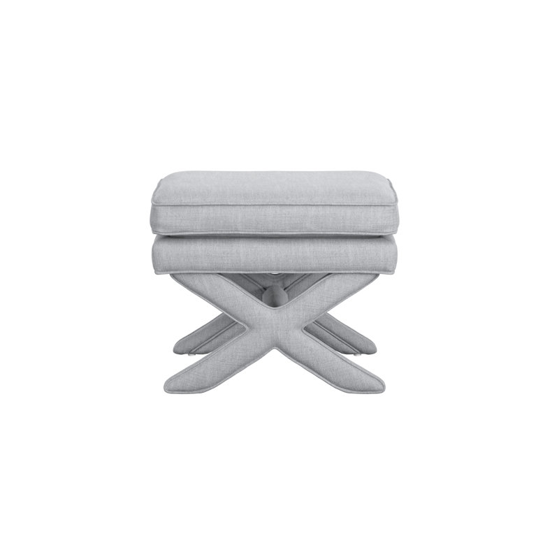 Manufactured Wood Accent Stool, Light Grey