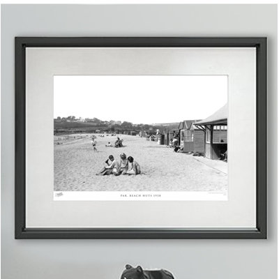 Par, Beach Huts 1938 - Single Picture Frame Print