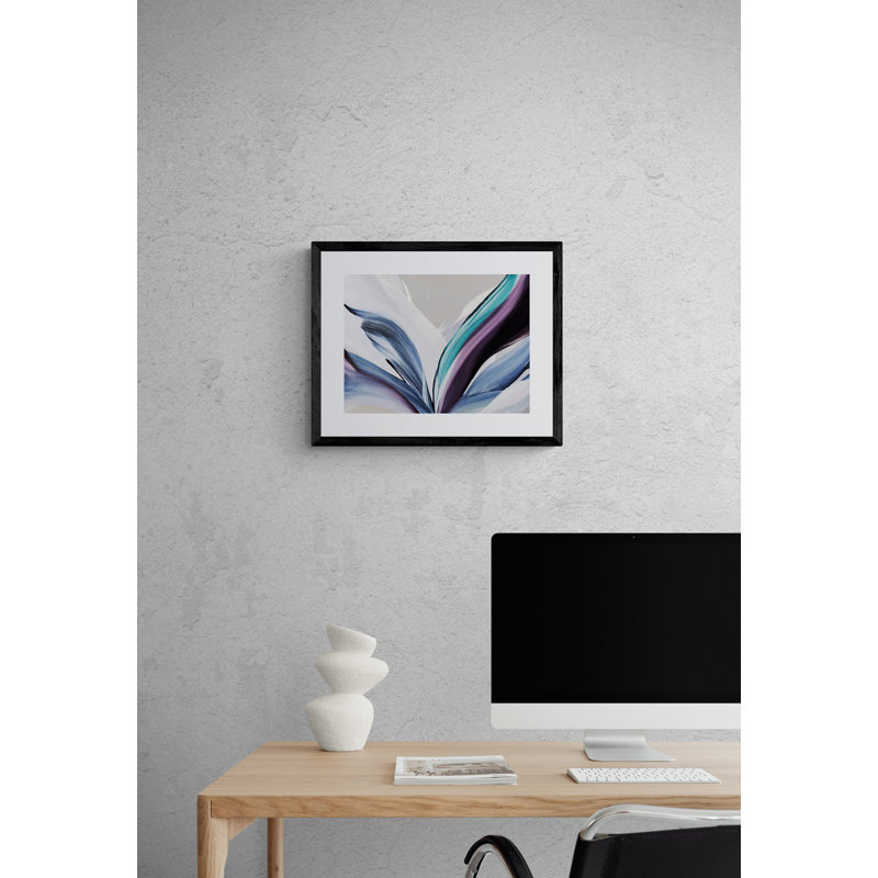 Starla Print by Novi Lim, Black Framed Canvas, 24" H x 32" W