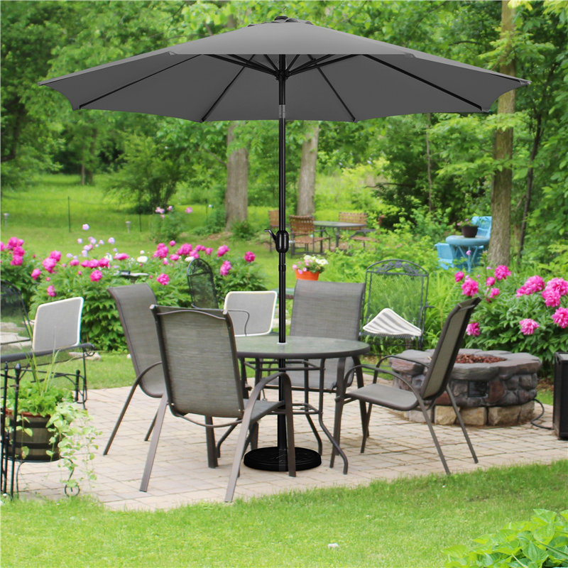 294cm Market Parasol, Grey