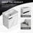Wall-mounted Bathroom Vanity With Ceramic Sink