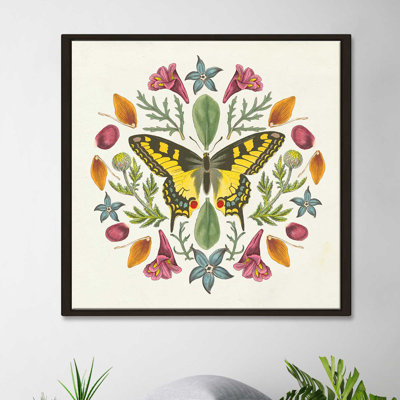 « papillon mandala iii », impression