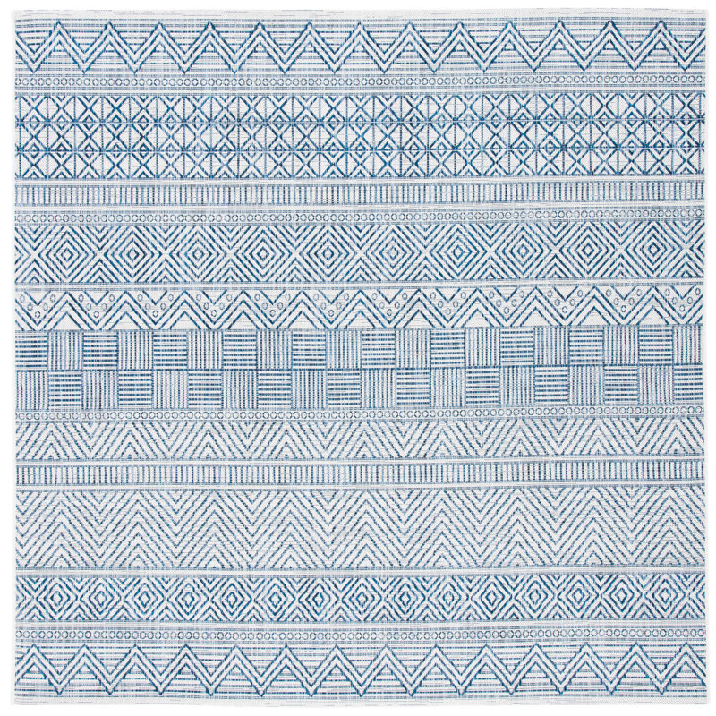 Seibold Performance Southwestern Indoor/Outdoor Area Rug, Square 7'1