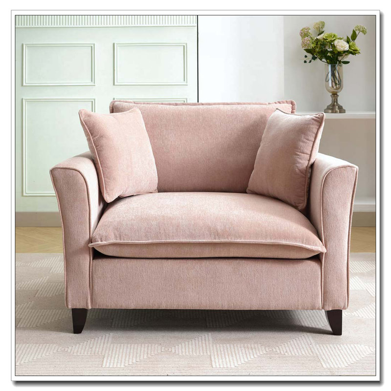 46.3" Oversized Armchair, Pink
