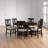 Anosha Round Pedestal Dining Set with Upholstered Side Chairs-893712259