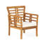 Ensemble de 2 fauteuils club et table Modern Wood Modern