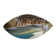 Murano Glass Asymmetrical Shell Vessel Bathroom Sink