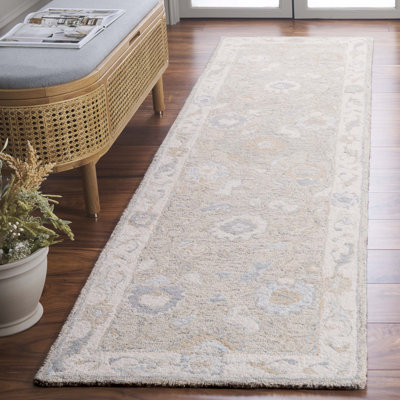 Tapis oriental en laine touffeté à la main Ebony