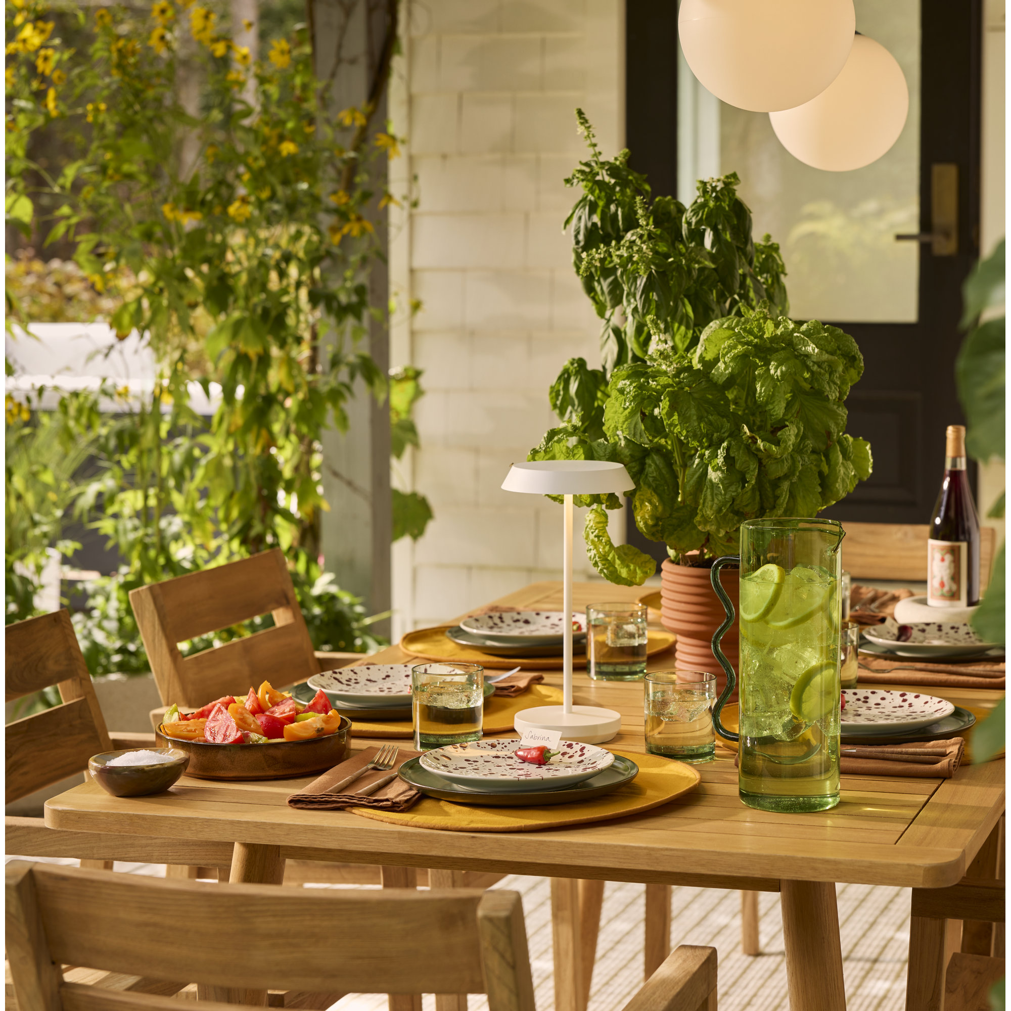 AllModern Kieran Eucalyptus Dining Table - Thumbnail 4
