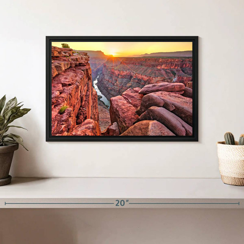 Alvord Sunrise Over Grand Canyon, H 9 po x l 13 po