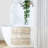 Natural Woven Bath Rug 22X58" - Multi Pattern Heavy Textured Slip Back Machine Washable Stripe Design Shade Non-Slip Base Bathroom Floor Mat Runner-314629092