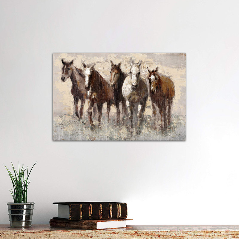 Harras by Edward Selkirk - Wrapped Canvas Painting, 66.04 cm H x 45.72 cm W x 3.175 cm D