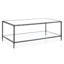 Table basse en métal martelé à 1 étagère Lalia-124570990