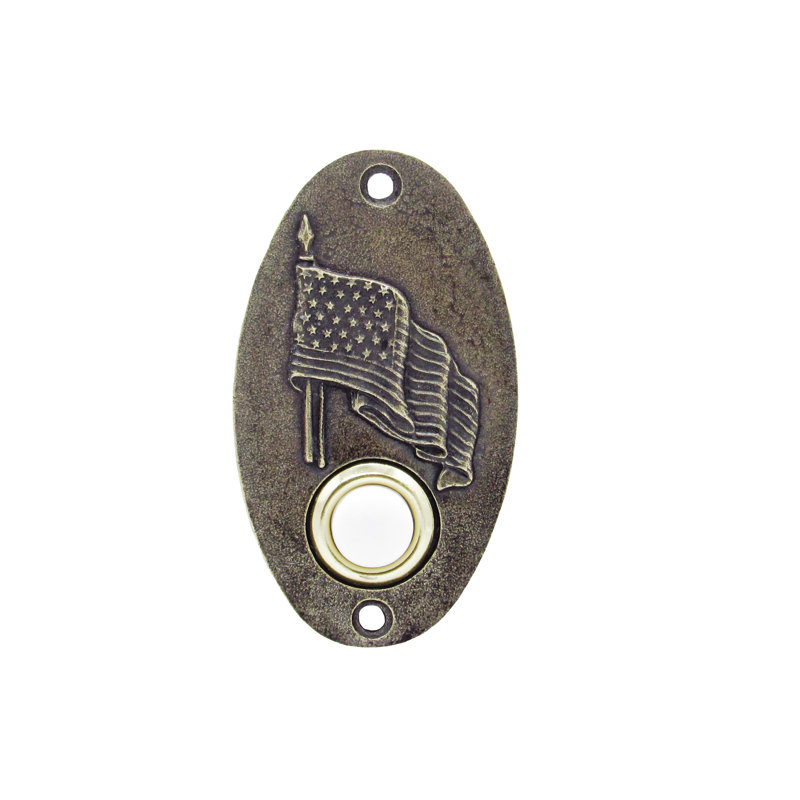 Ensemble de sonnette Flag, Laiton OX