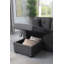 Canapé-lit modulaire réversible de 81,5 po de largeur (lit gigogne) avec méridienne de rangement-1717568361