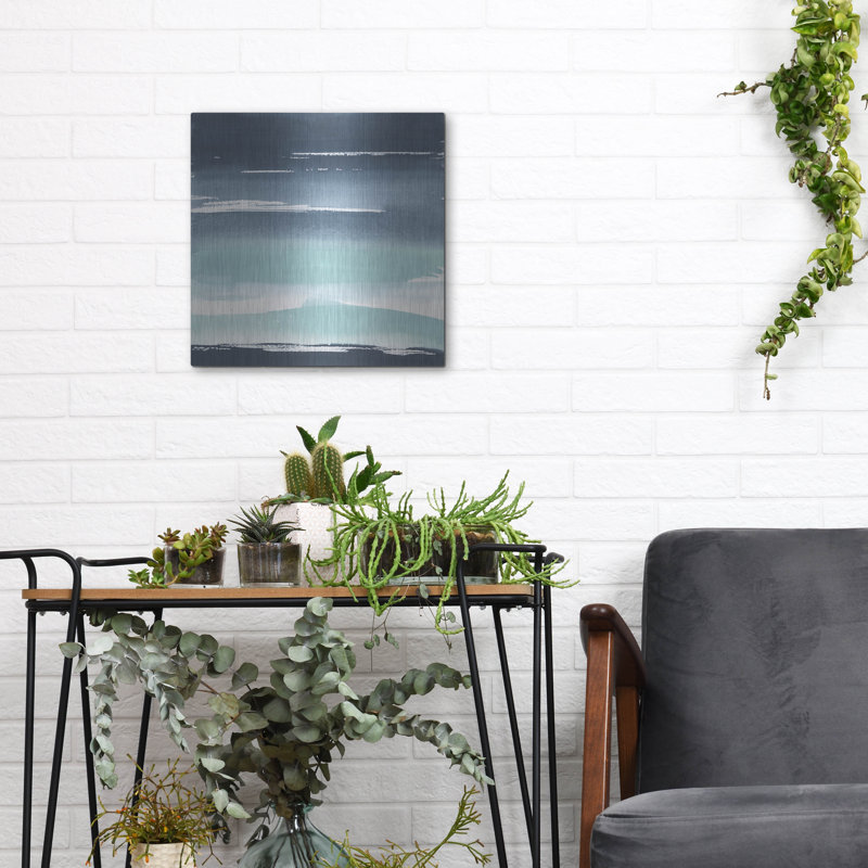 «Alters Seascape 4» par Chris Paschke, art mural en métal, H 12 po x l 12 po
