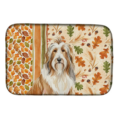 Tapis de séchage d'automne Fawn Beardy Collie