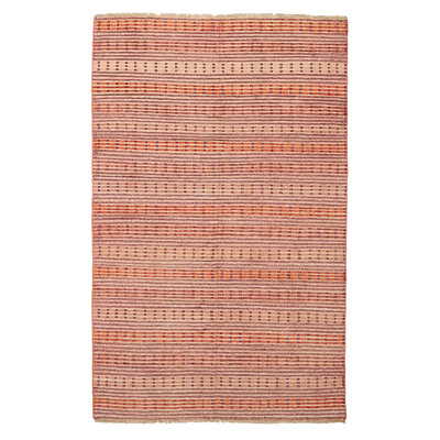 Tapis orange brûlé Peshawar Ziegler 4 pi 11 po x 7 pi 10 po