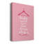 Beauté en rose, toile tendue avec châssis de qualité supérieure - prête à être accrochée-1373033936