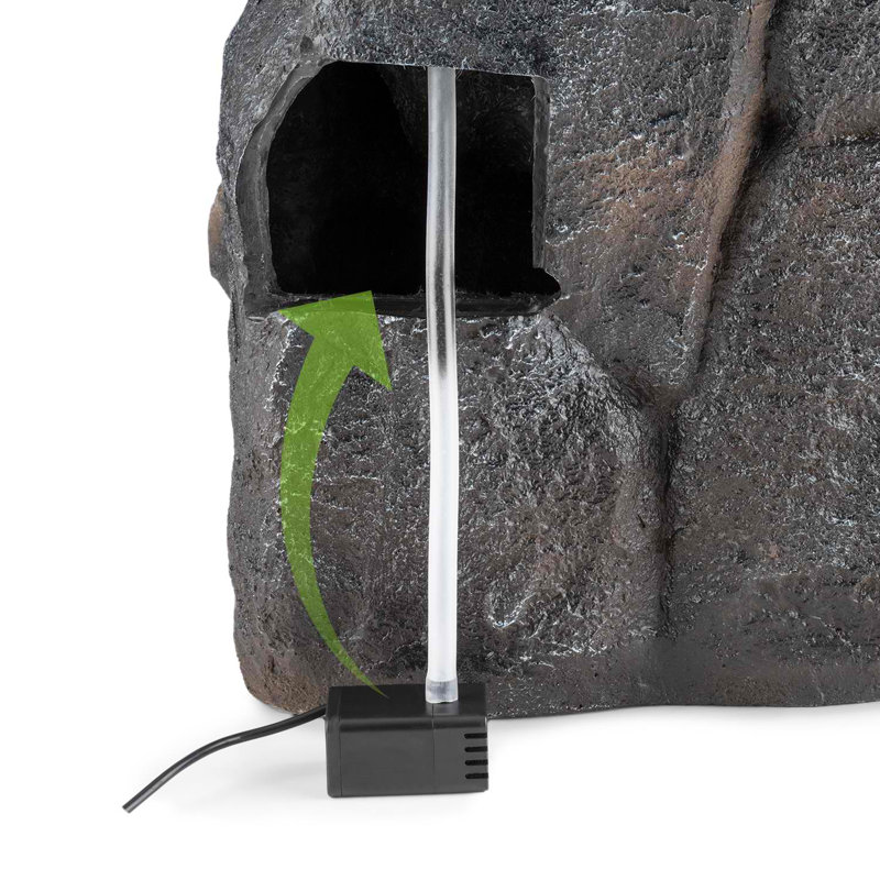 Acrylic Weather Resistant Floor Fountain with Light