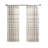 Cotton Printed Curtain Panel With Tassel Trim And Lining(Only 1 Pc Panel)