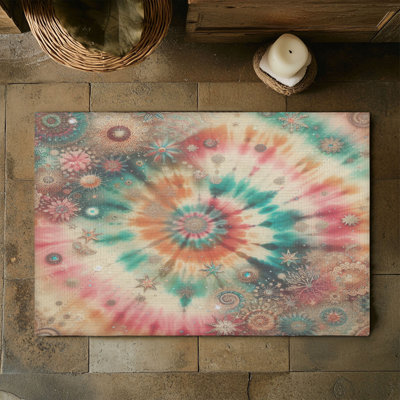 Tapis tressé brillant