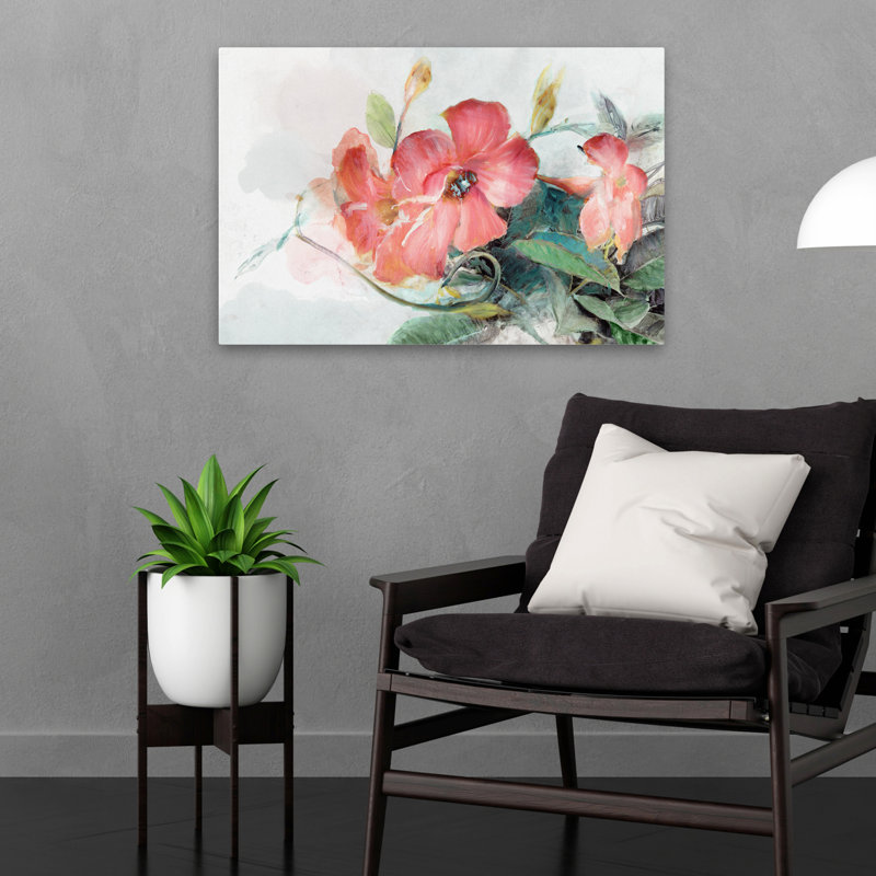 Plants, Flowers, Tropic Flower I Wall Art, 16" H x 24" W