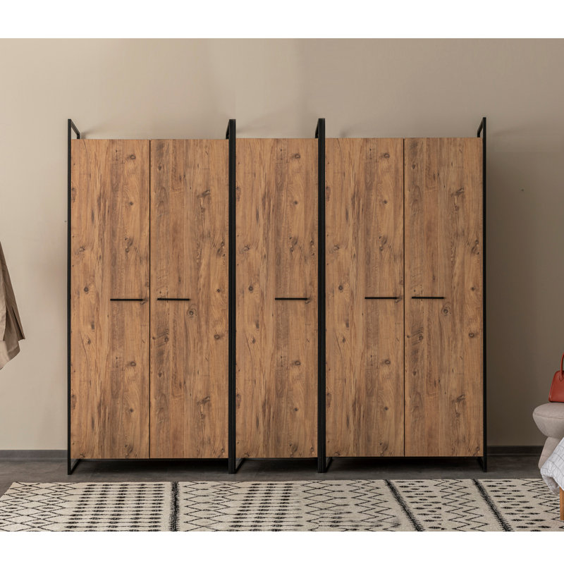 Sheila 5 Door Manufactured Wood Wardrobe