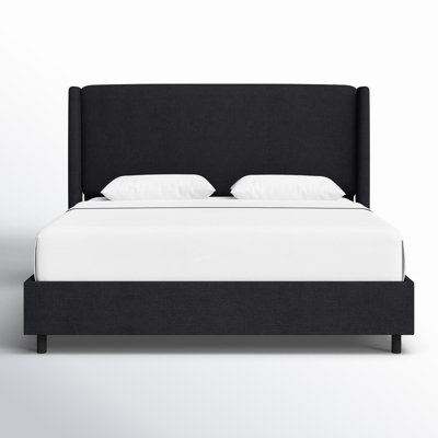 Tilly Upholstered Wingback Bed