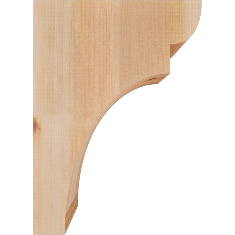 Yorktown Corbel, H 16 po x l 5,5 po x P 12 po, Cèdre rouge, Lisse