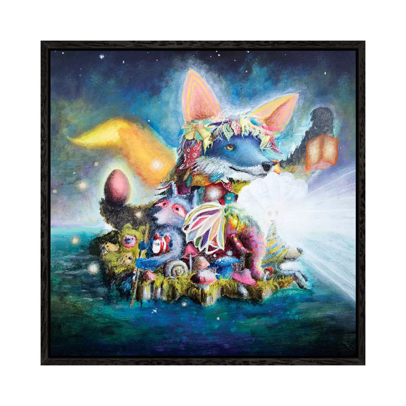 Float by Scott Mills - Gallery-Wrapped Canvas Giclée on Canvas, 45.72 cm H x 45.72 cm W, Black Framed