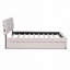 Teddy Fleece Upholstered Bed with Trundle-657138996-657138987