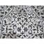 Tapis oriental blanc surdimensionné 15 pi x 20 pi, dynastie Derrick, ton sur ton, laine naturelle non tissée, tissé dense, noué à la main, surdimensionné