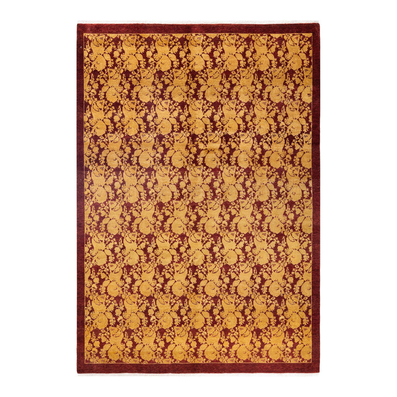 Classic One-of-a-Kind 6' 2" x 8' 9" Hand Knotted Area Rug