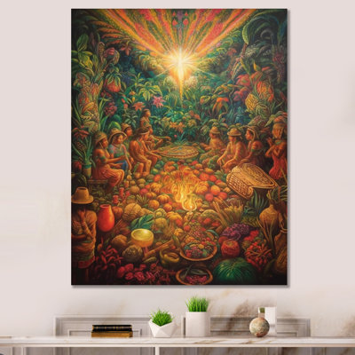 "Célébration du paradis de Pâques I", reproduction sur toile