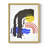 Shifting I Framed Print - Solid Wood